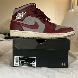 Air Jordan hoops.  Worn very little.  Great shape. Cool colors